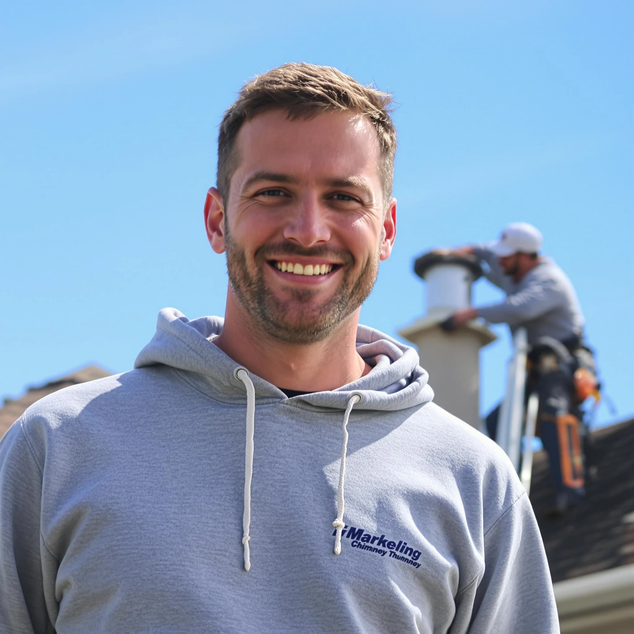 The Fredericksburg Chimney Sweep team.