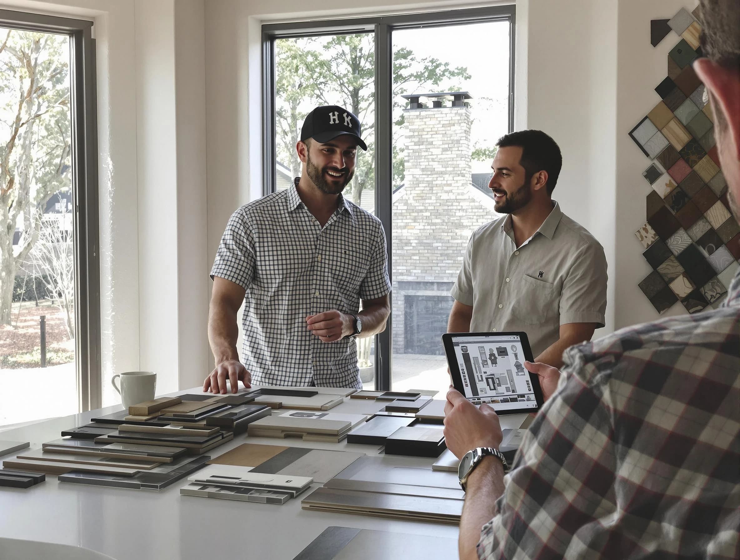 Fredericksburg Chimney Sweep remodeling a chimney and fireplace in Fredericksburg, VA