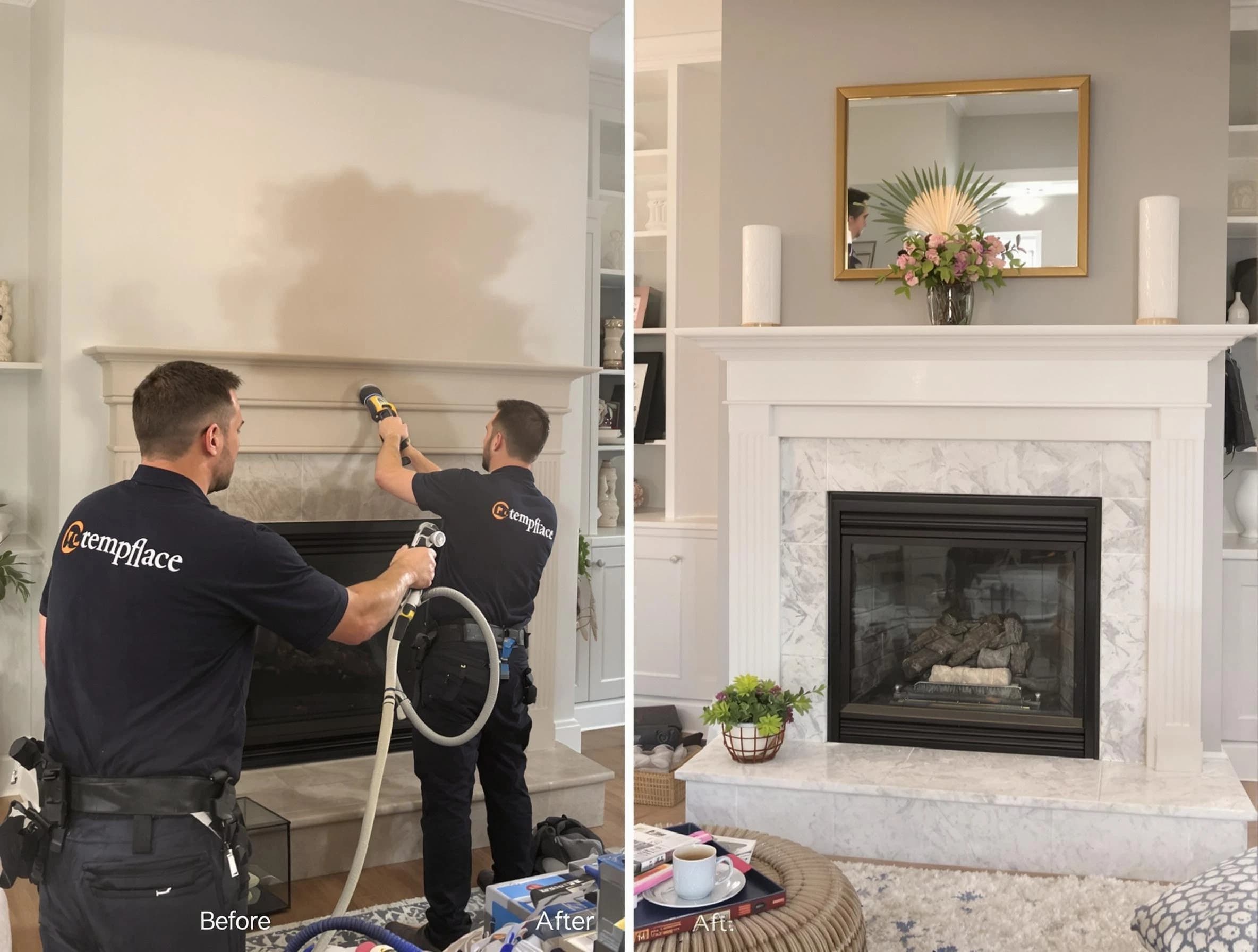 Professional soot removal by Fredericksburg Chimney Sweep team in Fredericksburg, VA