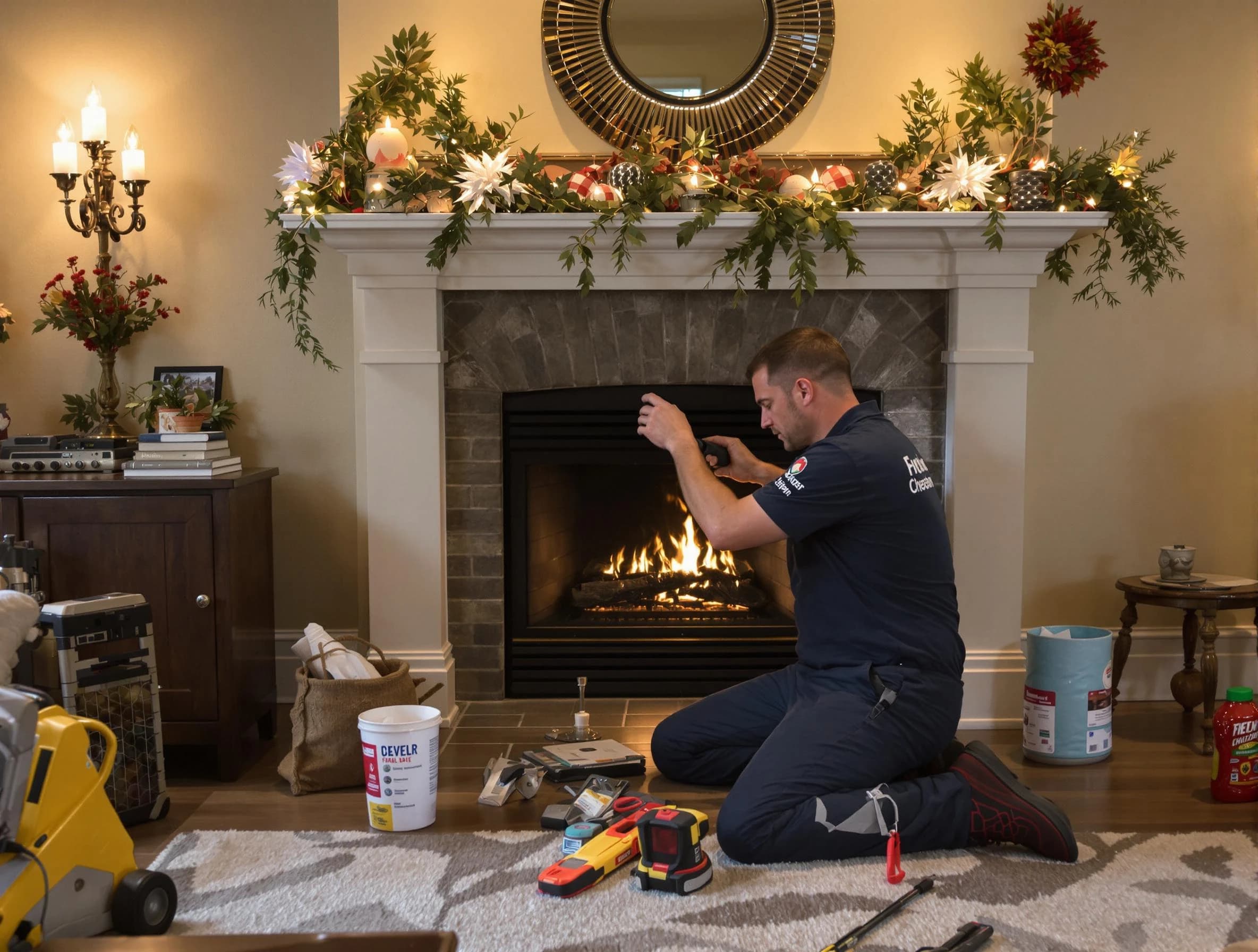 Fredericksburg Chimney Sweep offering fireplace maintenance services in Fredericksburg, VA