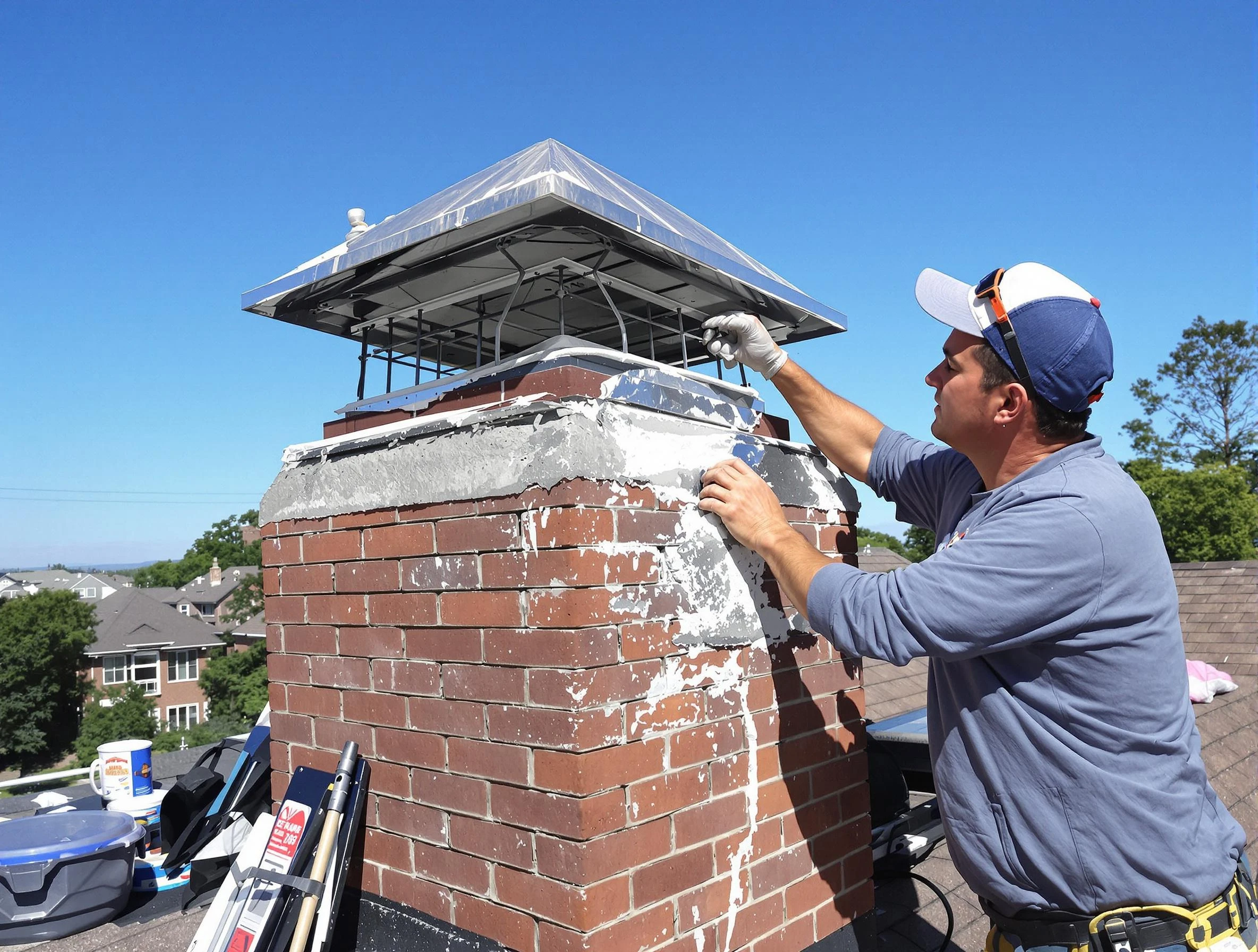 Chimney Crown Services in Fredericksburg