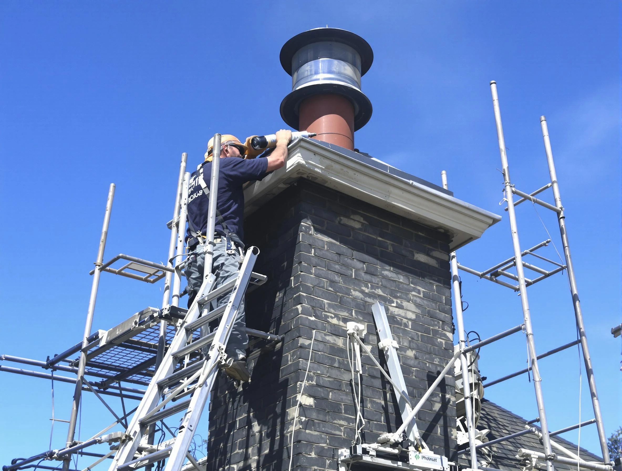 Sturdy chimney crown finished by Fredericksburg Chimney Sweep in Fredericksburg, VA